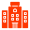 Orange Lego brick