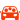 Car icon in orange colou
